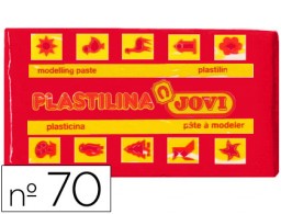 Barra 50g. plastilina Jovi 70 rojo